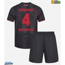 Bayer Leverkusen Jarell Quansah #4 Hjemmedraktsett Barn 2025-26 Kortermet (+ Korte bukser)
